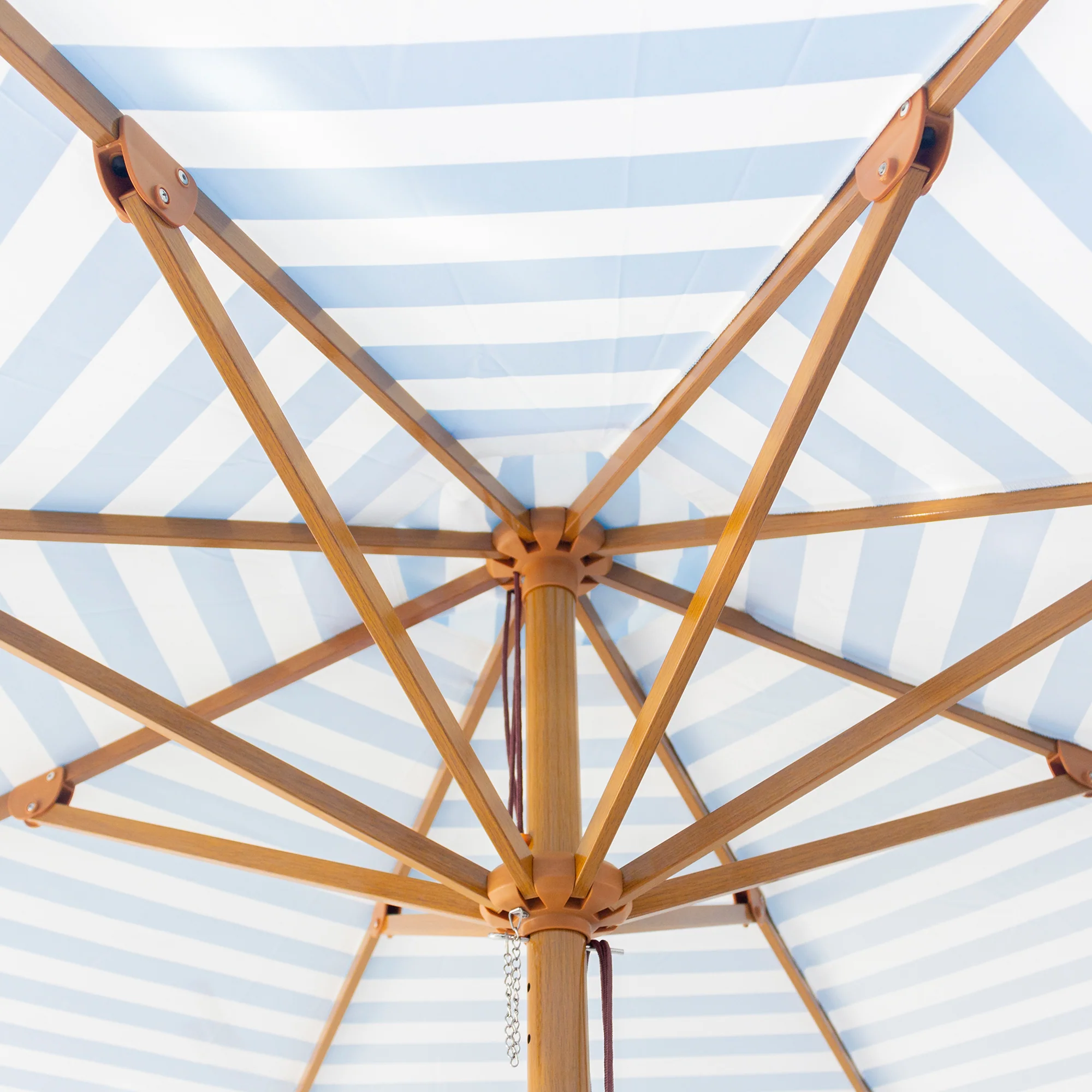 Billy Fresh 2m Aluminium Byron Bay Umbrella - Blue - Image 4