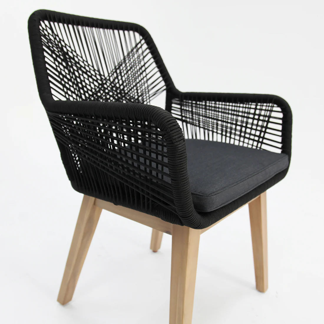 Albenga Dining Chair - Black - Image 8