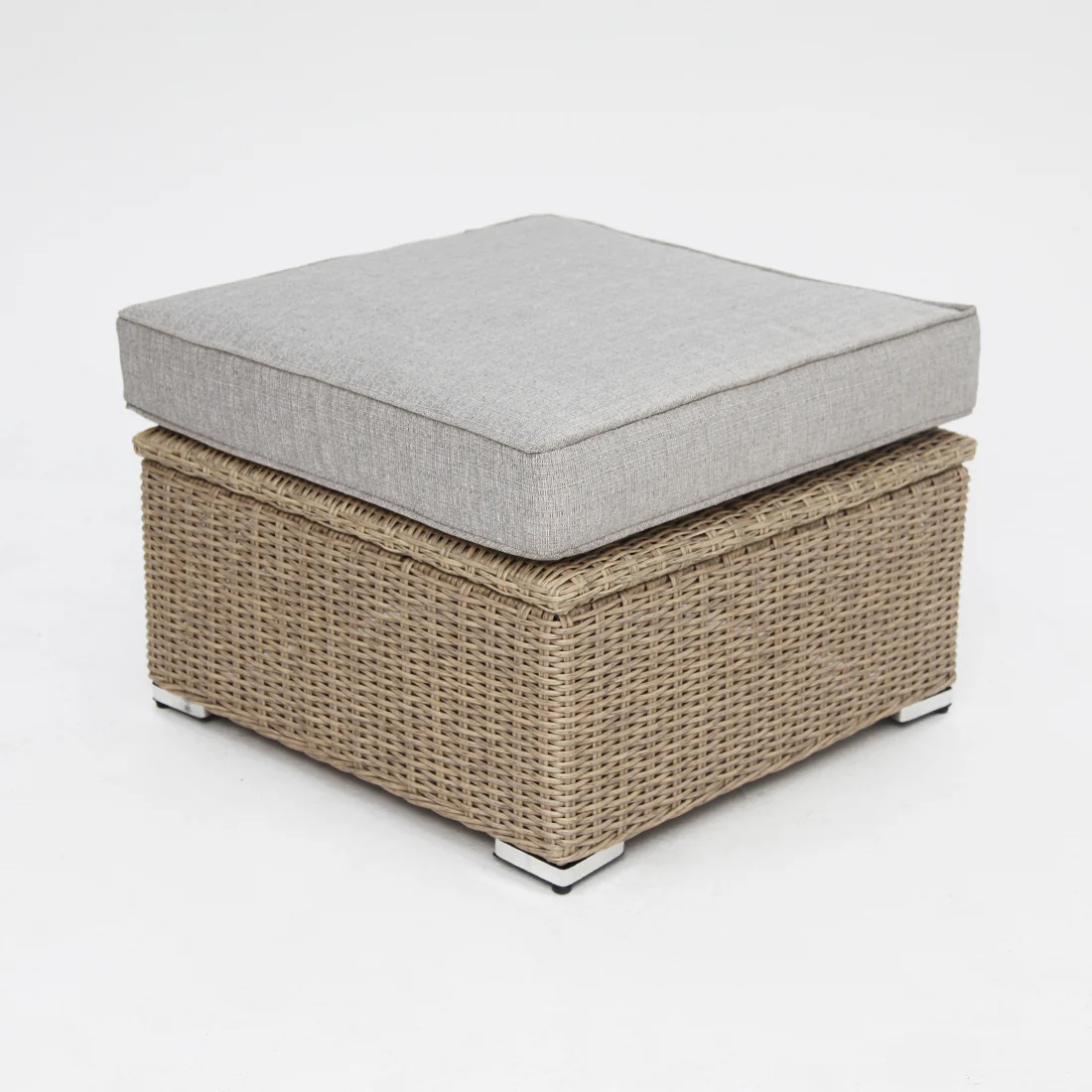 Amani 4pc Storage Lounge - Driftwood Stone - Image 10