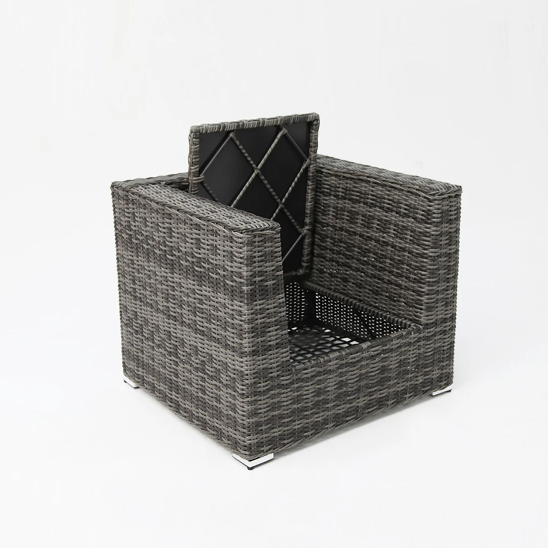 Amani Storage Armchair - Grey Storm - Image 3