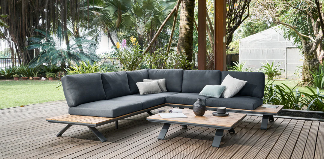 Ashwood Corner Lounge Setting - Grey - Image 8