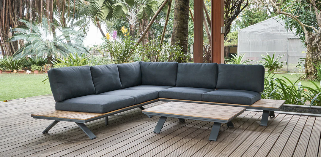 Ashwood Corner Lounge Setting - Grey - Image 9