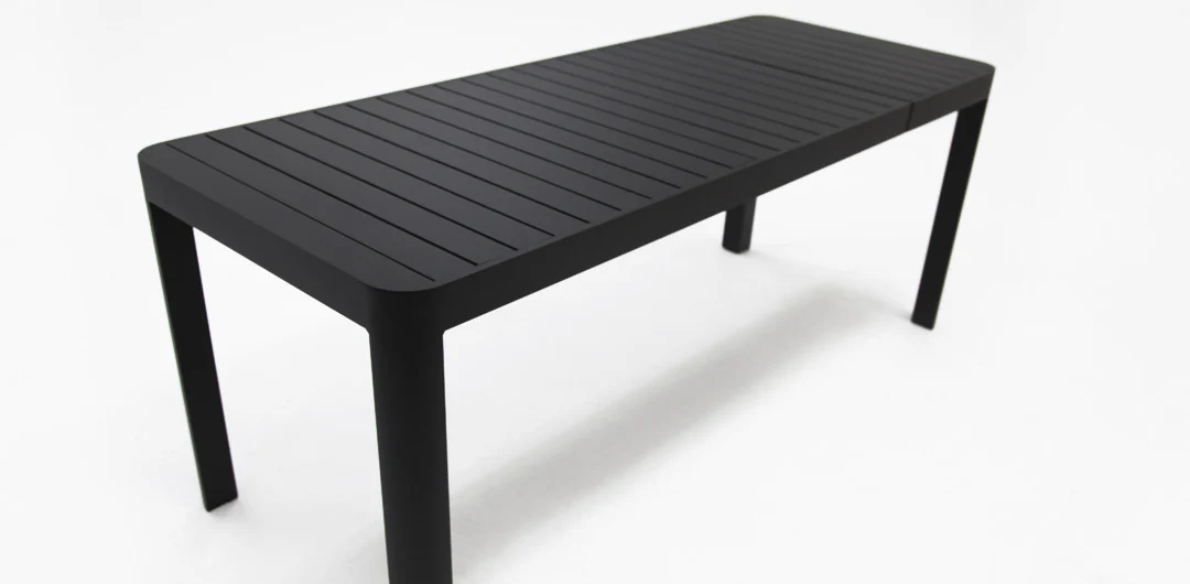 Azura Extendable Balcony Table - Black - Image 3