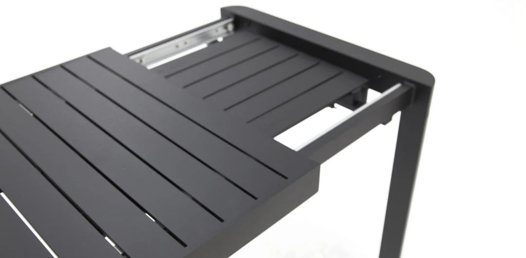 Azura Extendable Balcony Table - Black - Image 7