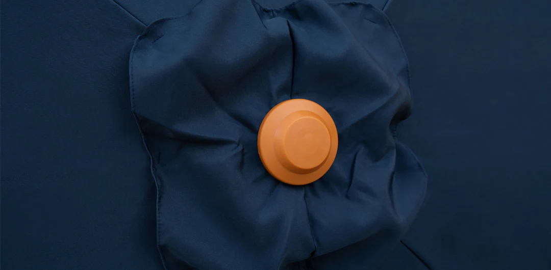 Billy Fresh 2m Aluminium Umbrella - Navy - Image 5