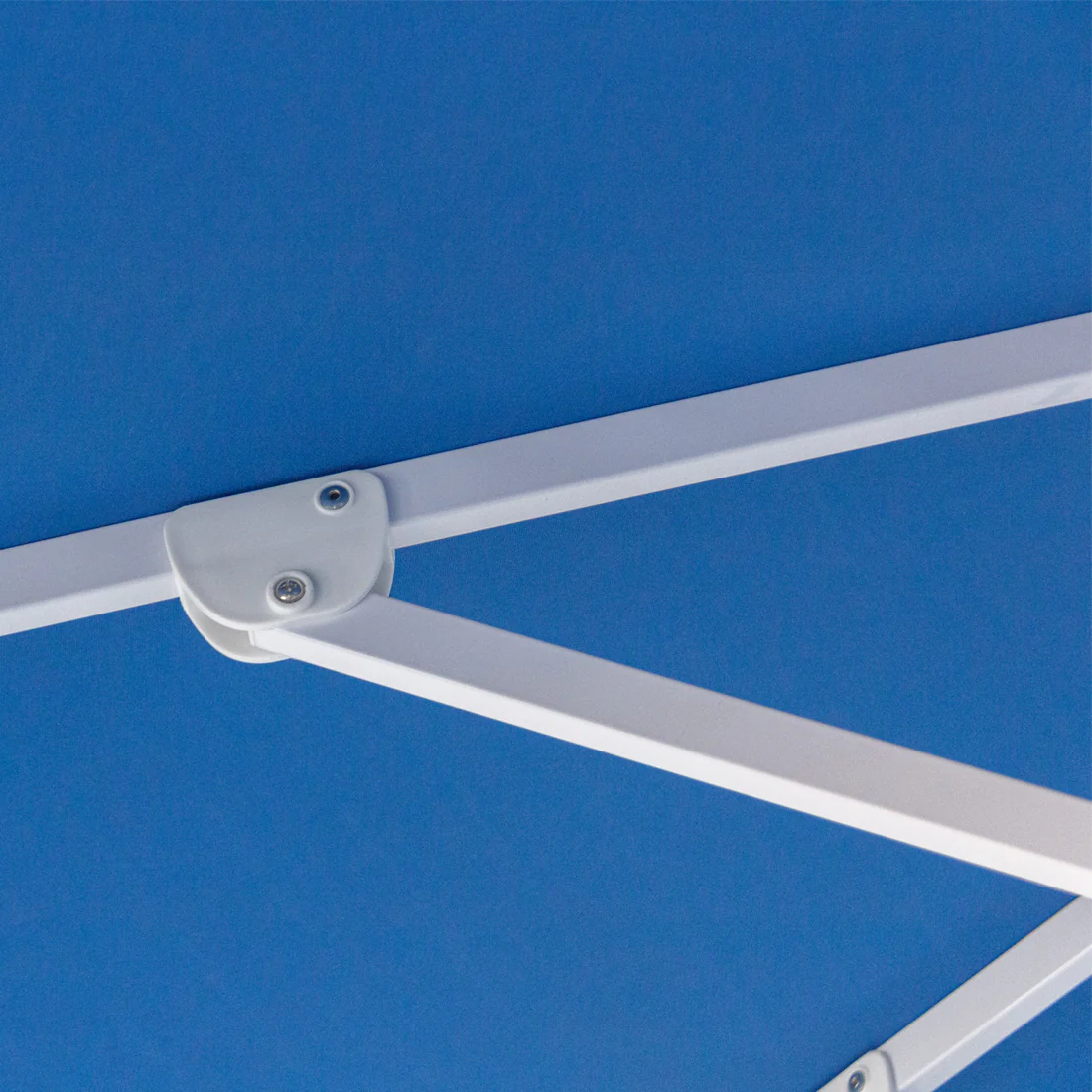 Billy Fresh 3m Nautical Aluminium Umbrella - Blue with White Trim - Image 3