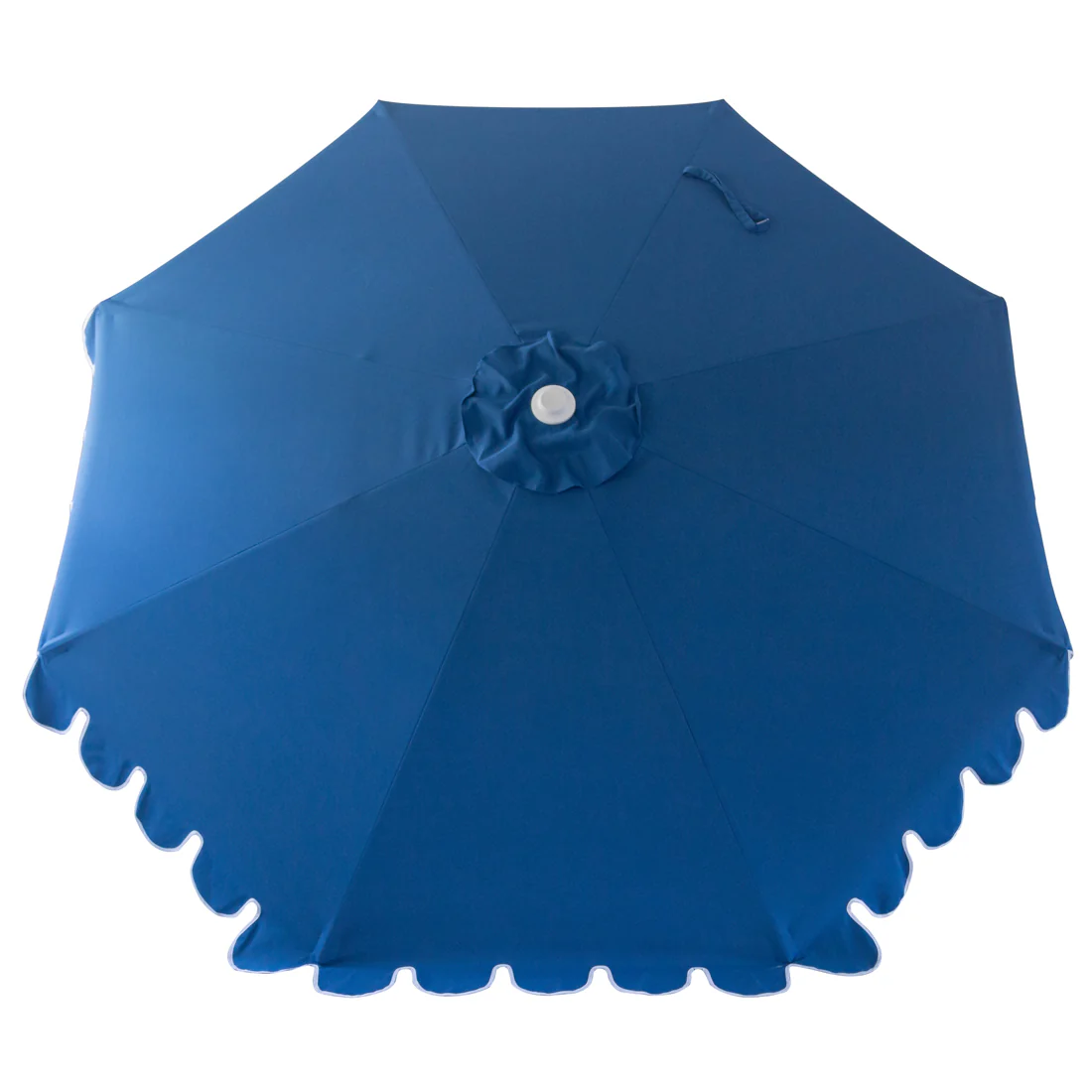 Billy Fresh 3m Nautical Aluminium Umbrella - Blue with White Trim - Image 5