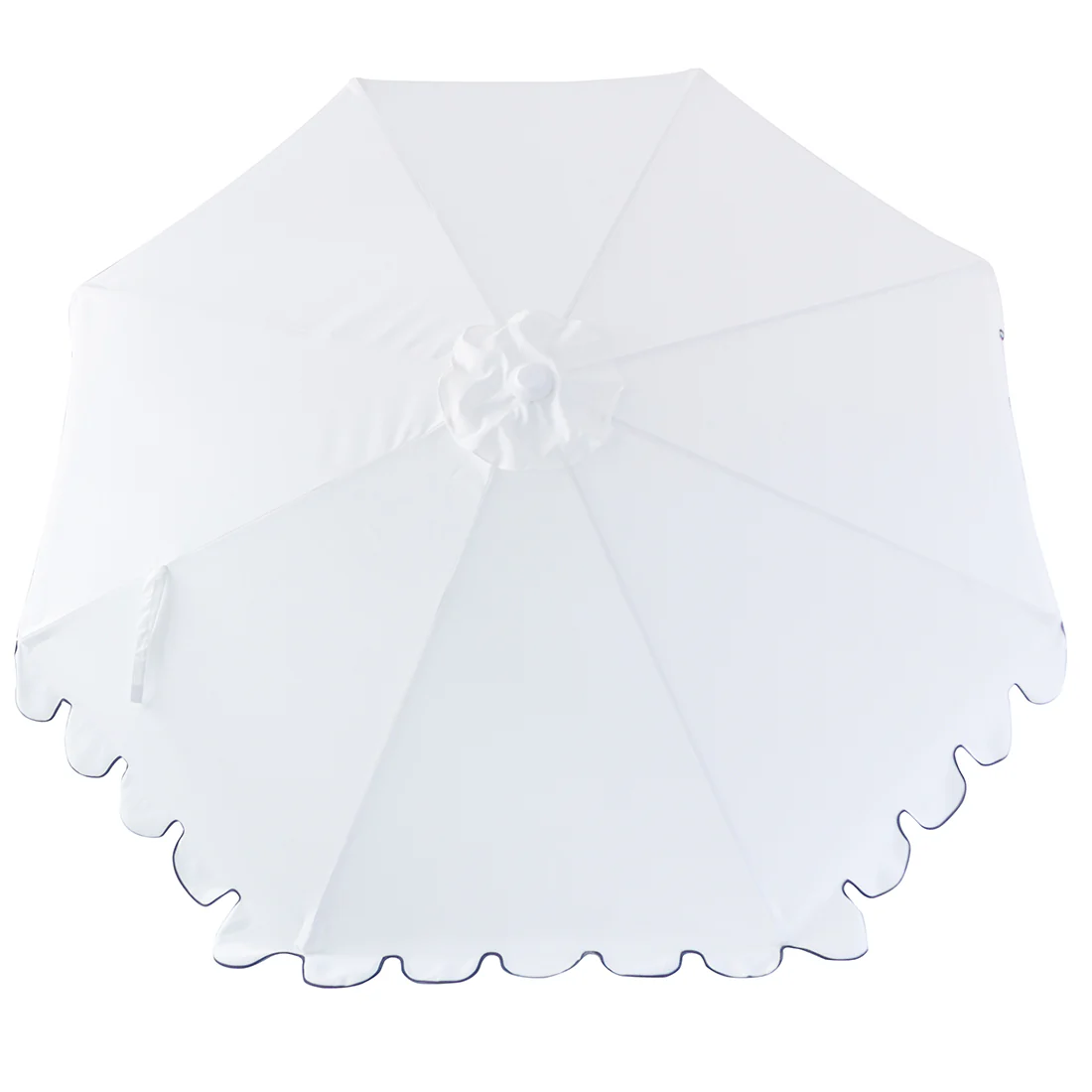 Billy Fresh 3m Palermo Aluminium Umbrella - White with Black Trim - Image 4