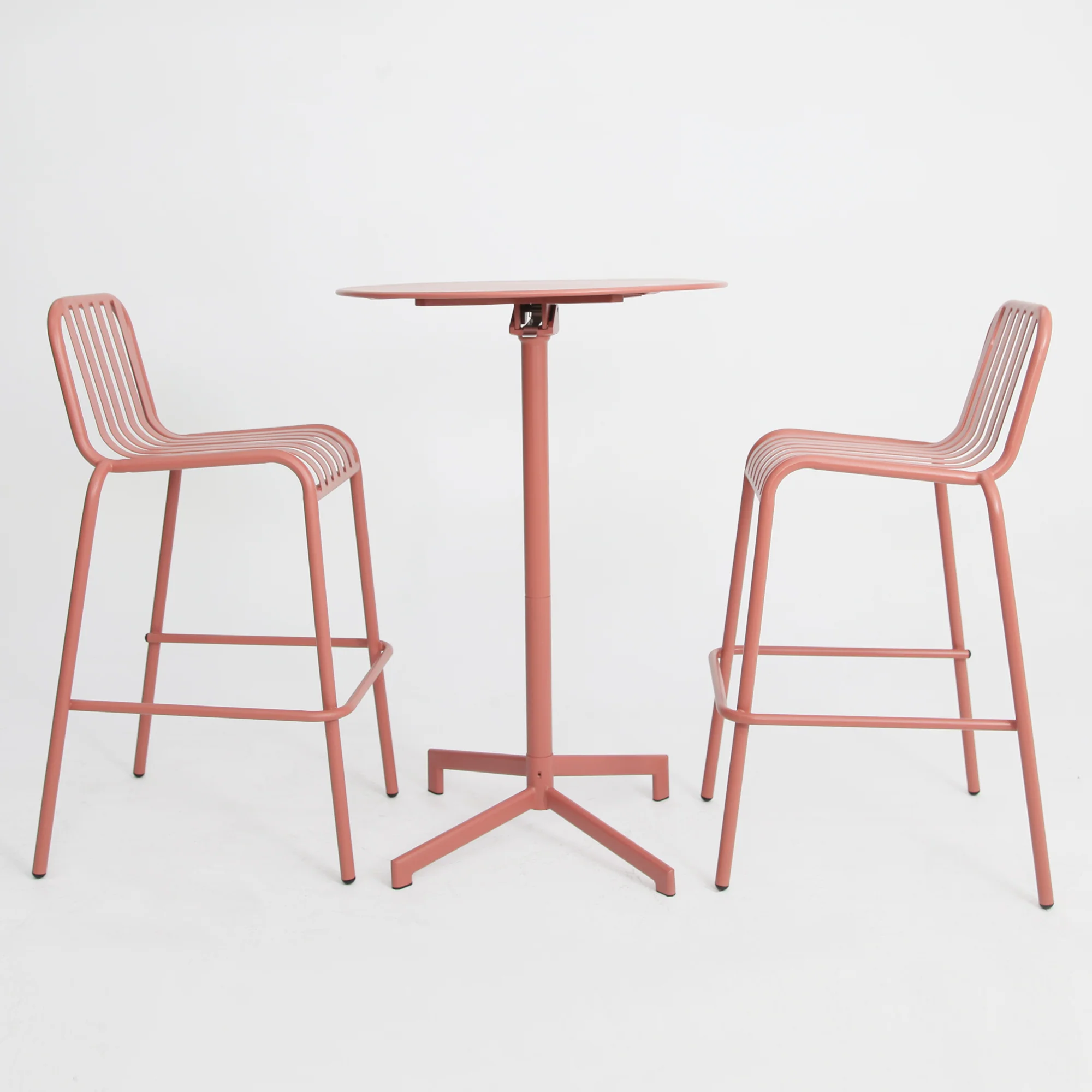 Bistro 3pc Bar Setting - Peach - Image 3