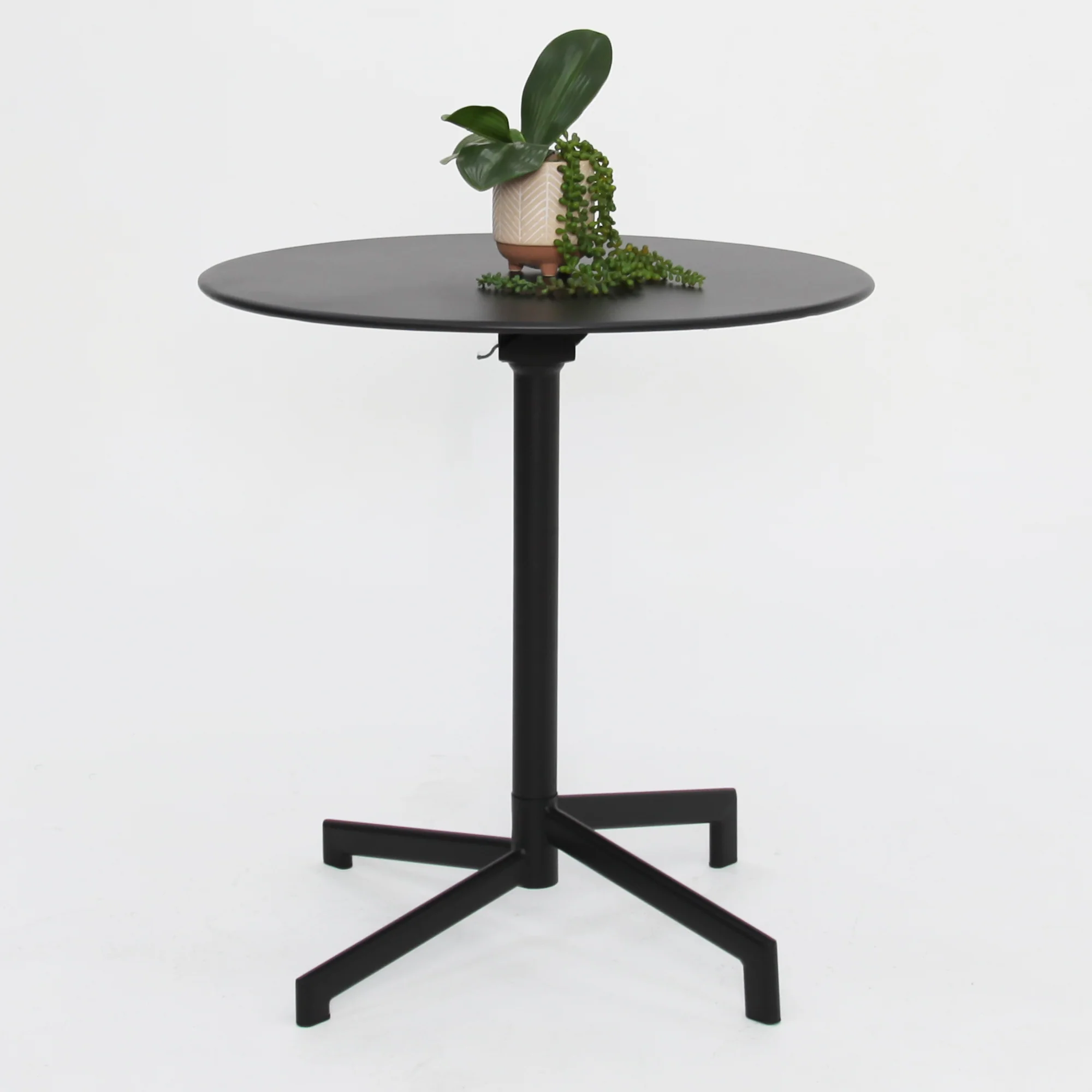 Bistro 3pc Cafe Dining Setting - Black - Image 11