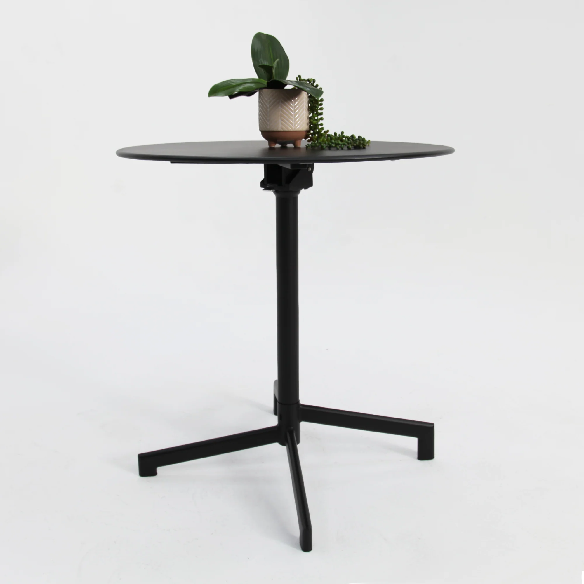 Bistro 3pc Cafe Dining Setting - Black - Image 12