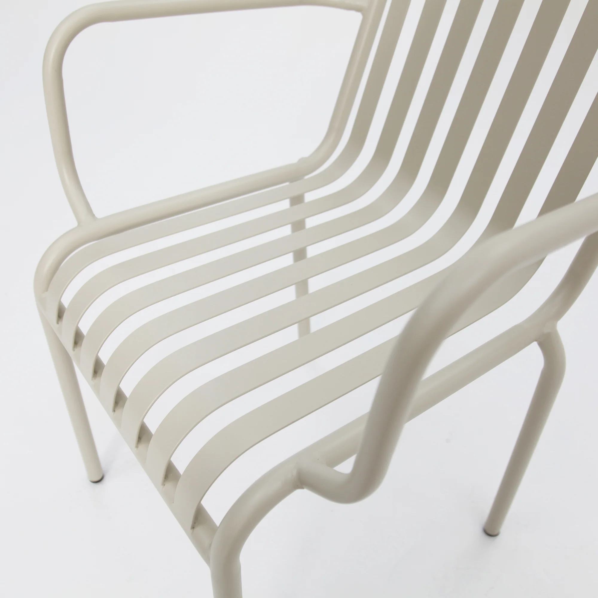 Bistro Cafe Chair Set of 2 - Beige - Image 6