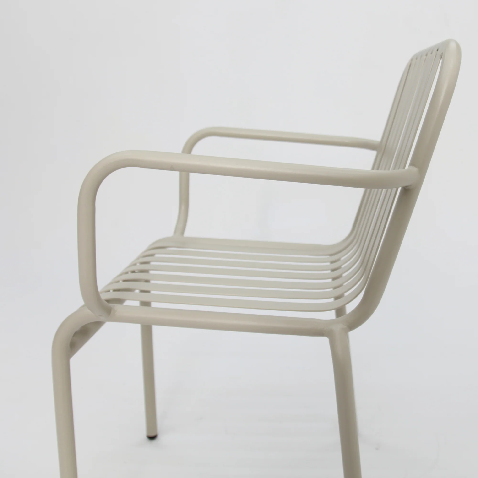 Bistro Cafe Chair Set of 2 - Beige - Image 8