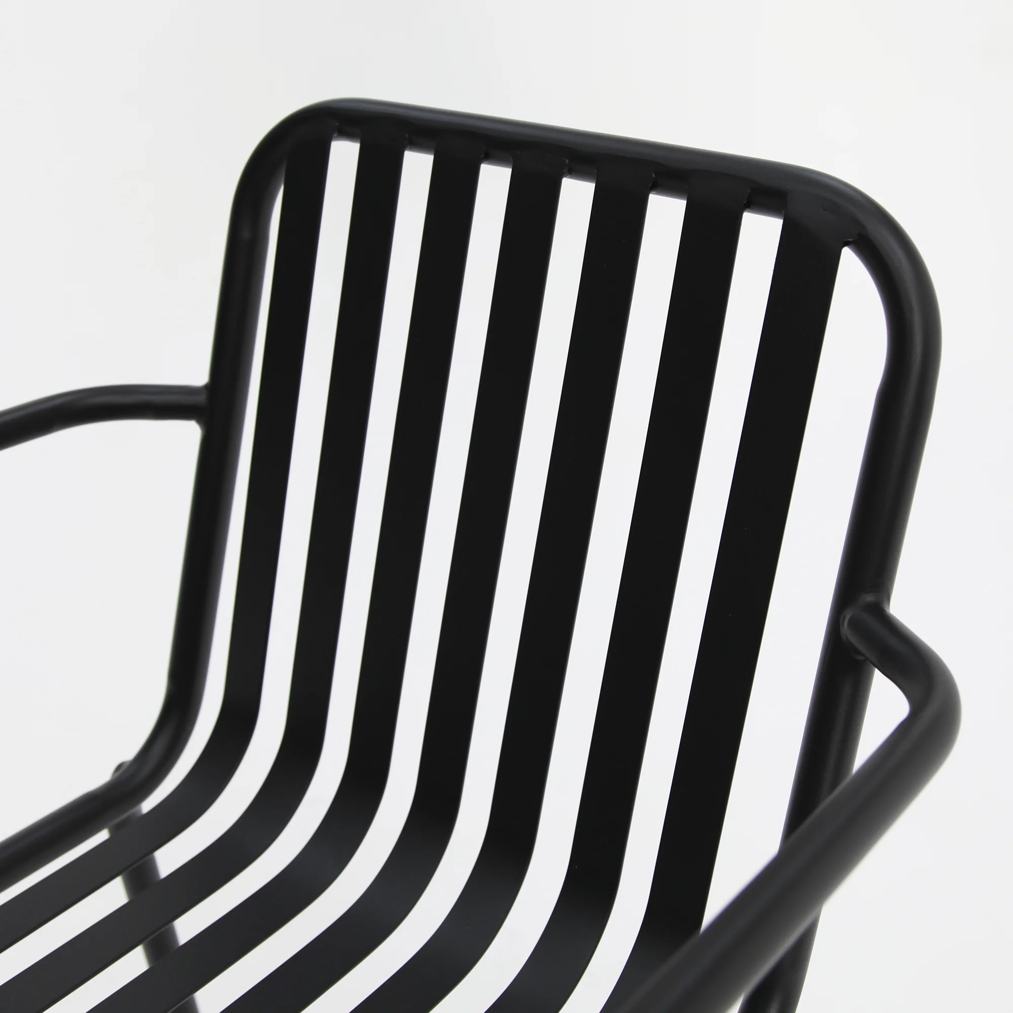Bistro Cafe Chair Set of 2 - Black - Image 6