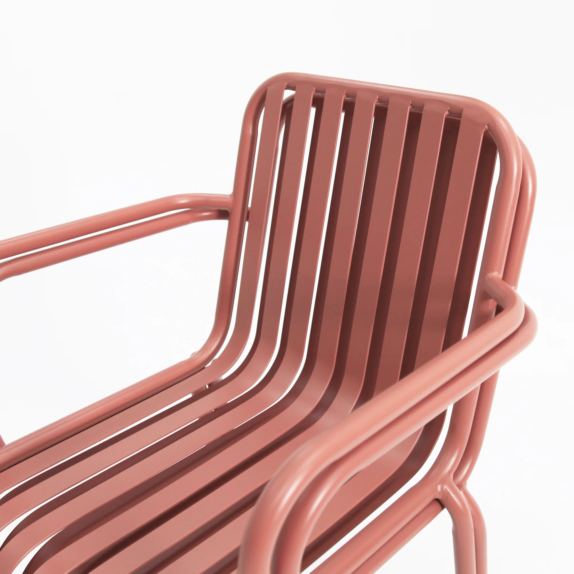 Bistro Cafe Chair Set of 2 - Peach - Image 3