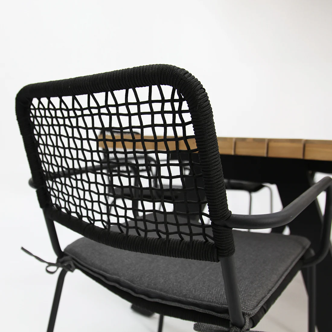 Bosco Bahamas 7pc Dining Setting - Black - Image 7
