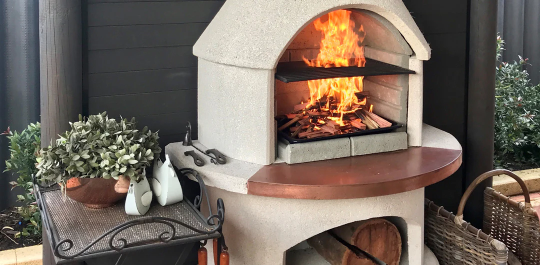 Buschbeck Rondo Fireplace and Pizza Oven - White - Image 14