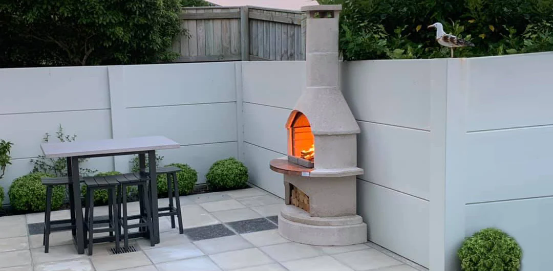 Buschbeck Rondo Fireplace and Pizza Oven - White - Image 4
