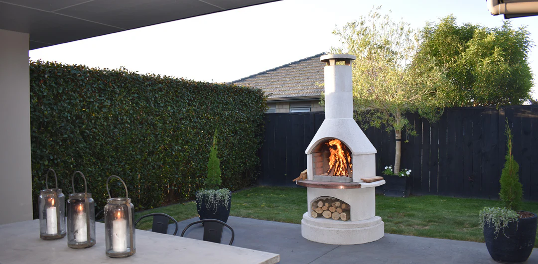 Buschbeck Rondo Fireplace and Pizza Oven - White - Image 5