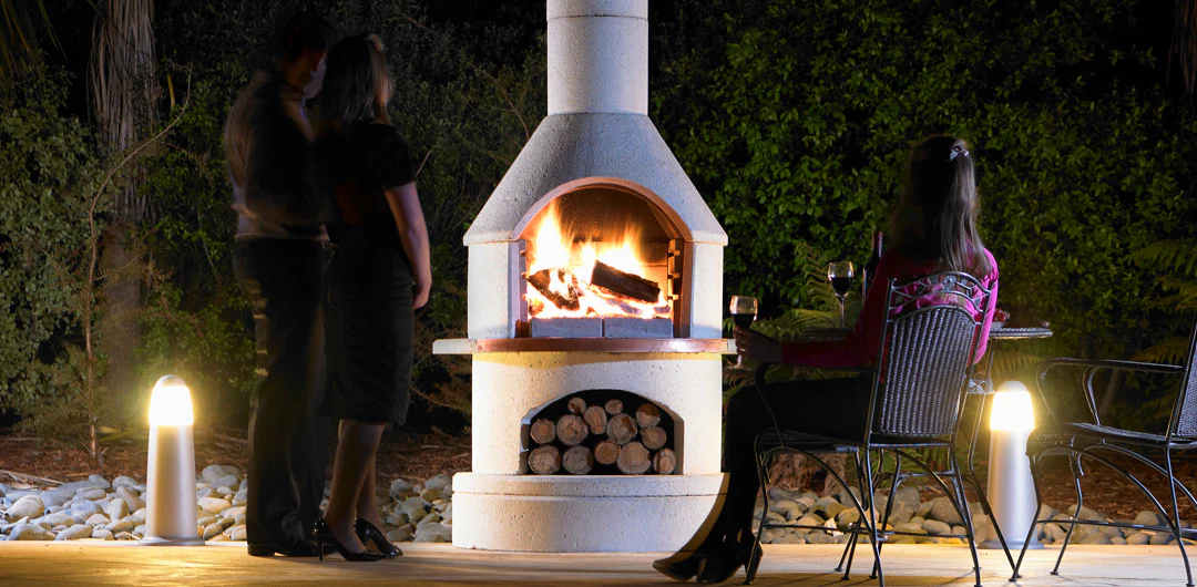 Buschbeck Rondo Fireplace and Pizza Oven - White - Image 6