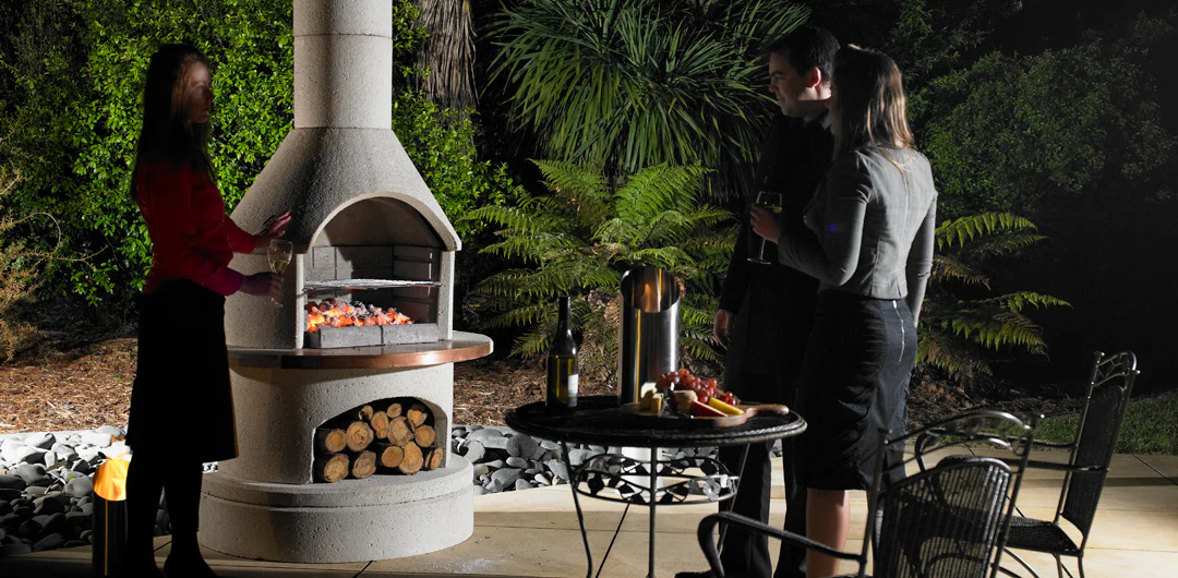 Buschbeck Rondo Fireplace and Pizza Oven - White - Image 9