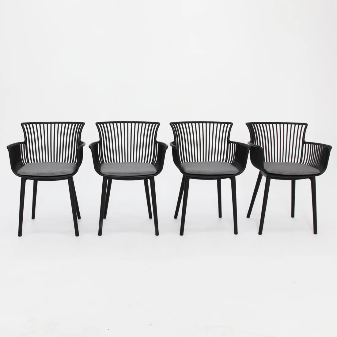 Canela Dining Chair Set of 4 - Black - Image 2