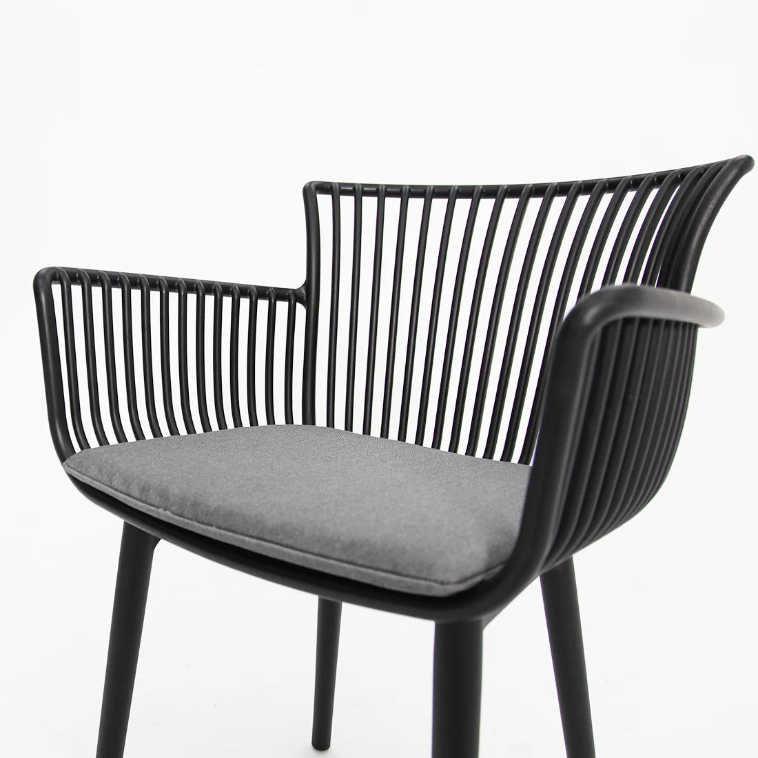Canela Dining Chair Set of 4 - Black - Image 7
