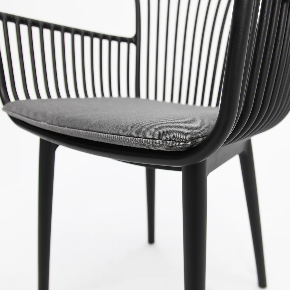 Canela Dining Chair Set of 4 - Black - Image 9