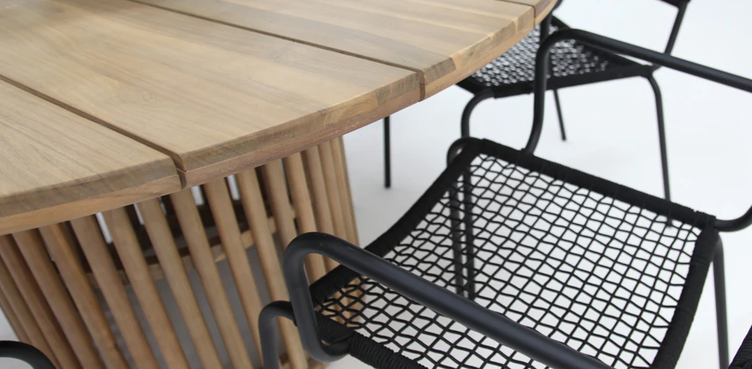 Carella Bahamas 7pc Dining Setting - Black - Image 11