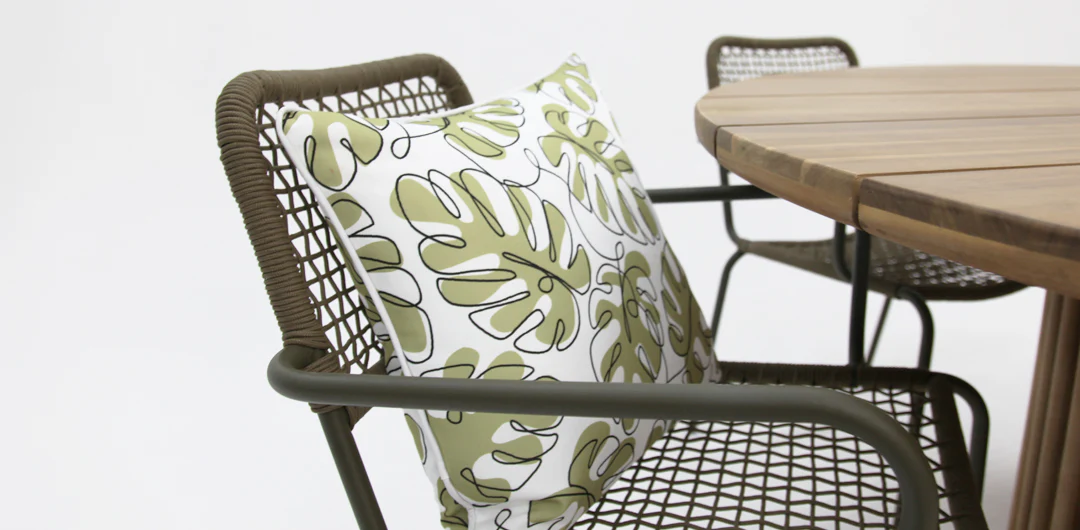 Carella Bahamas 7pc Dining Setting - Olive - Image 3