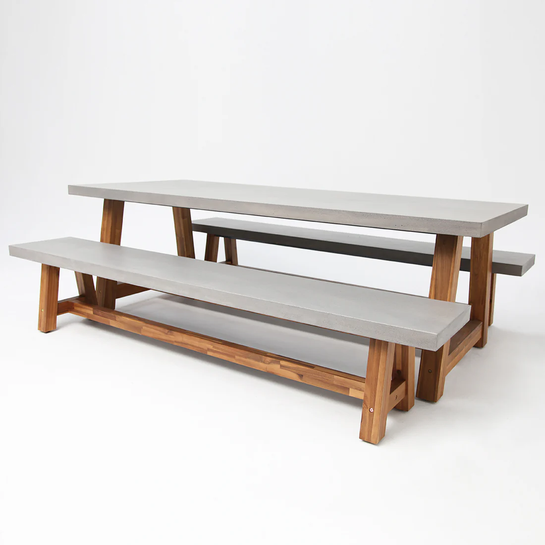 CHARLOTTE 3PC 240CM DINING SET - Image 3