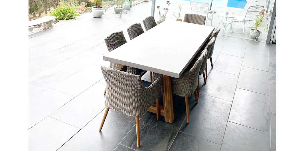 Charlotte Faro 9pc Dining Setting - Kobo Grey - Image 5