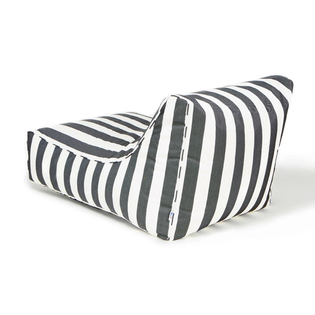 Chill Out Black + White Stripe Outdoor Beanbag - Image 5