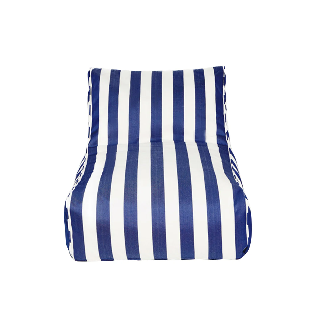 Chill Out Navy + White Stripe Outdoor Beanbag - Image 3