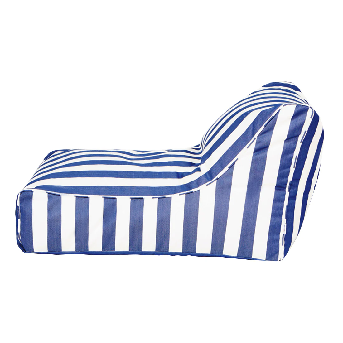 Chill Out Navy + White Stripe Outdoor Beanbag - Image 6