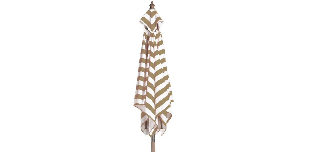 Billy Fresh 3m Bamboo Coastal Umbrella - Taupe - Image 3