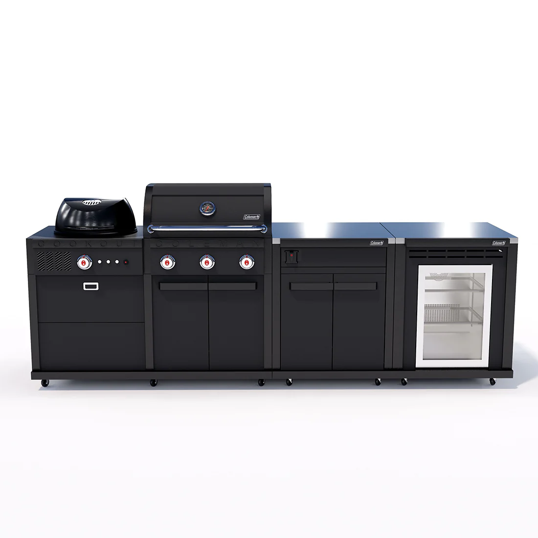 Coleman Revolution Dual Fuel with Fridge Module - Charcoal Glimmer
