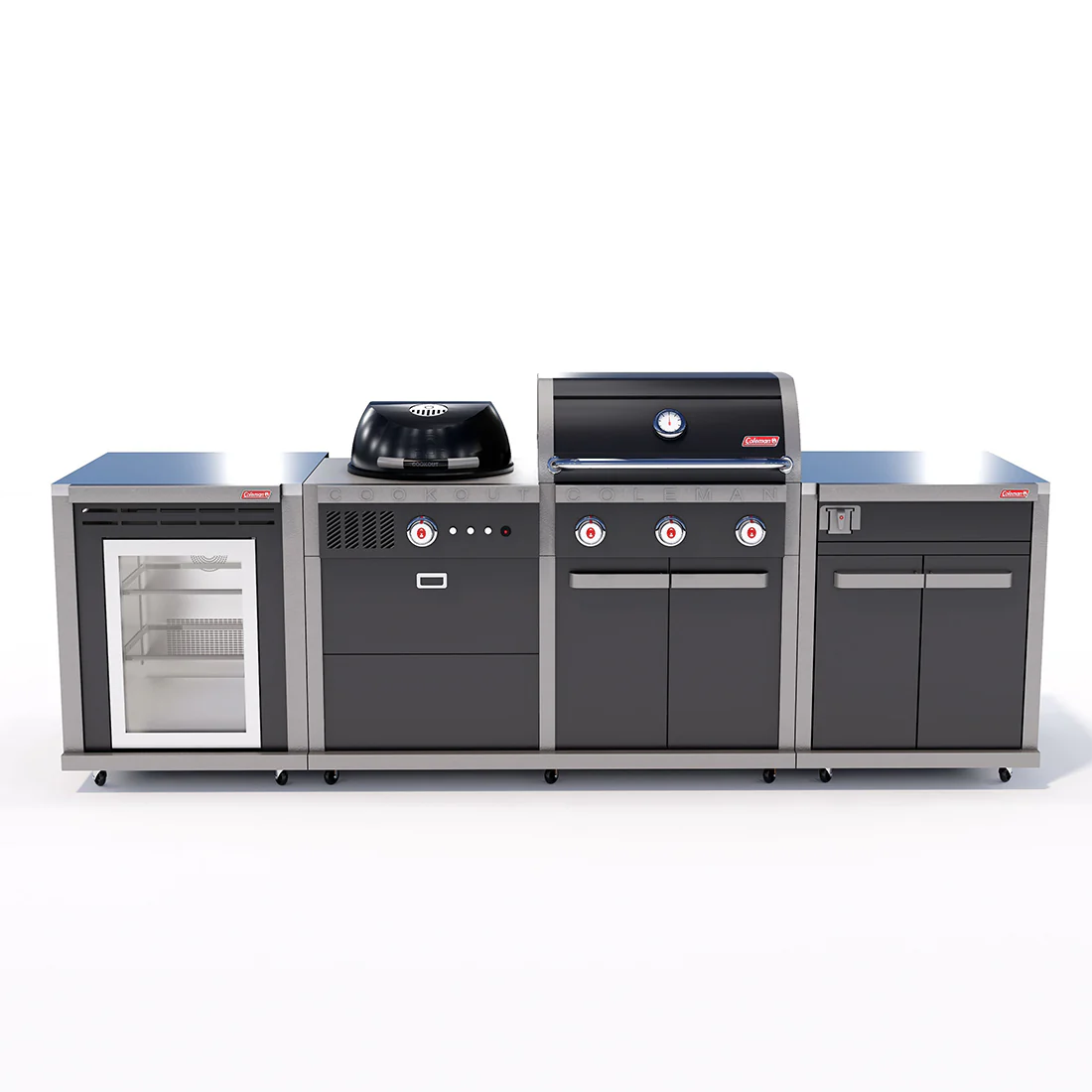 Coleman Revolution Dual Fuel with Fridge Module - Shadow Gloss - Image 2