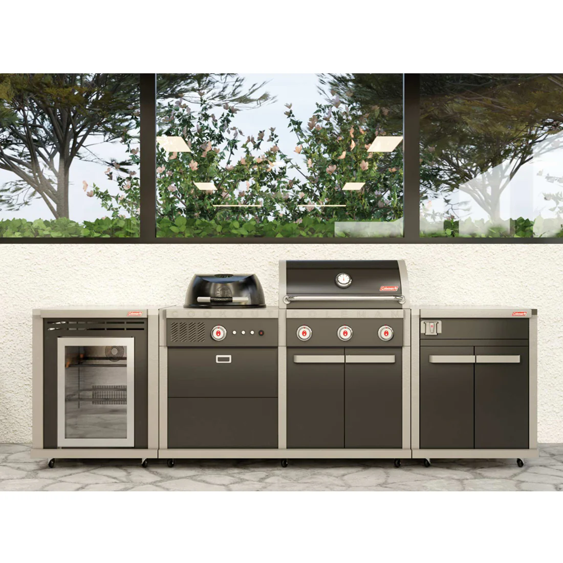 Coleman Revolution Dual Fuel with Fridge Module - Shadow Gloss - Image 3