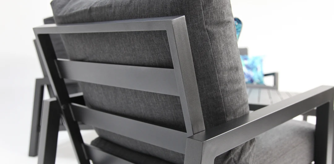 Consuela 4pc Lounge Setting - Anthracite - Image 3