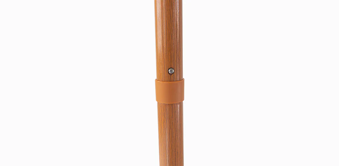 Billy Fresh 3m Timber-Look Aluminium Umbrella - Solid Cream - Image 6