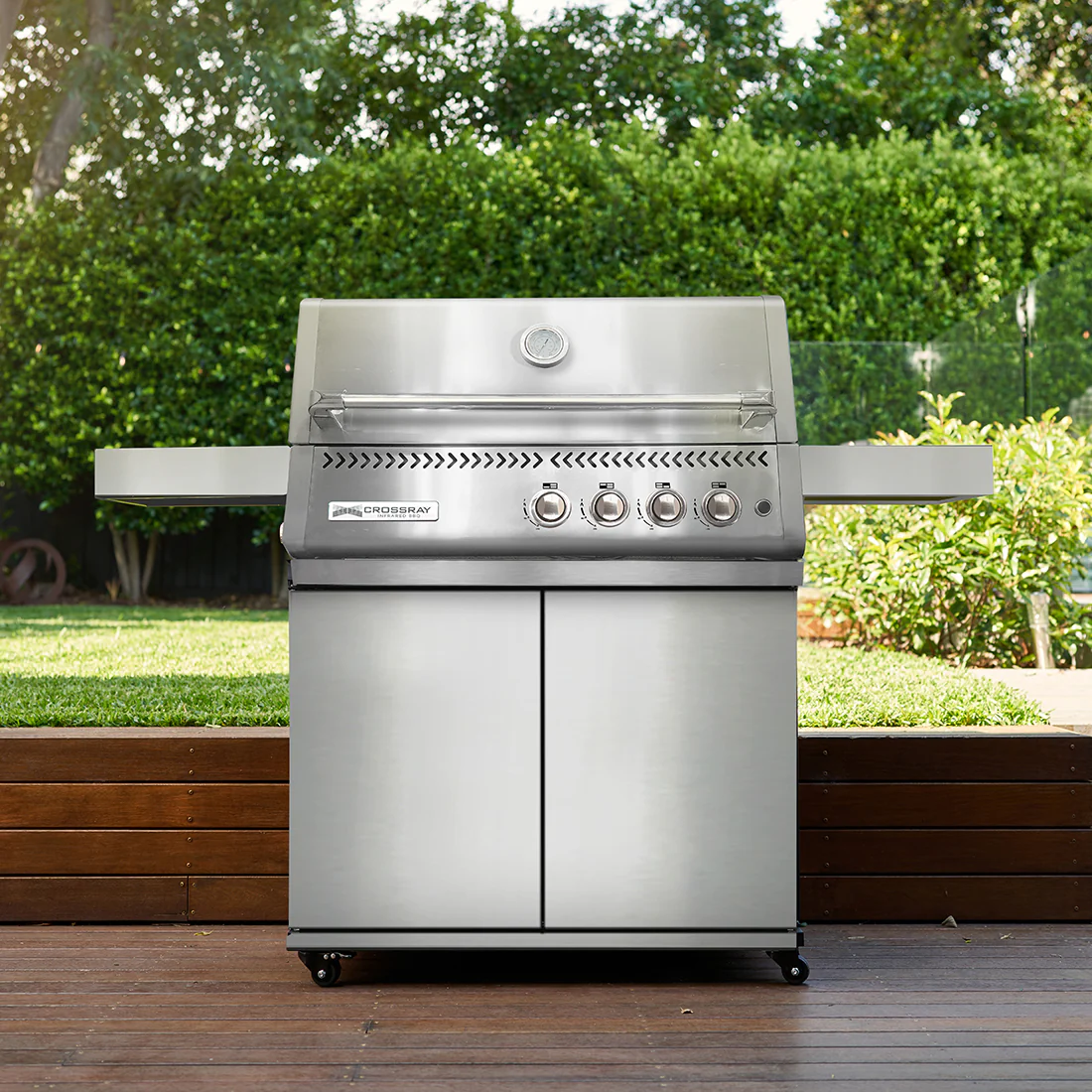Crossray Xplor 4 Burner Stainless Steel Barbecue TCX4PL - Image 2