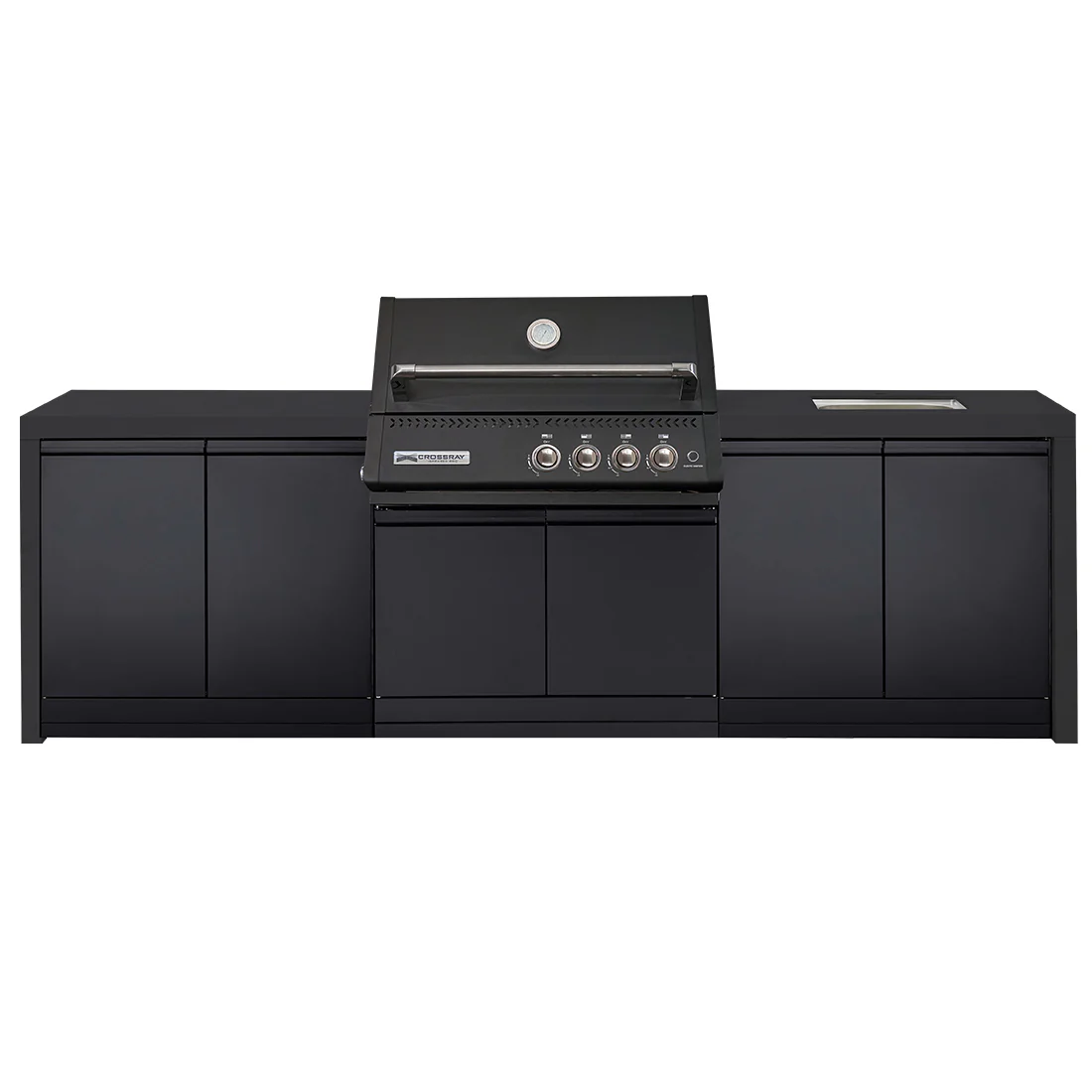 Crossray Xplor Bas BBQ Outdoor Kitchen GD4KB-02 - Black