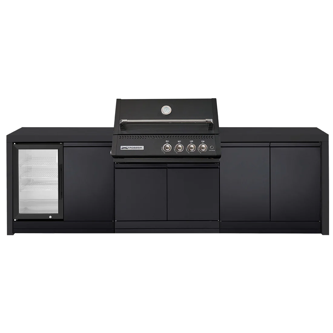 Crossray Xplor Bas BBQ Outdoor Kitchen GD4KB-03 - Black