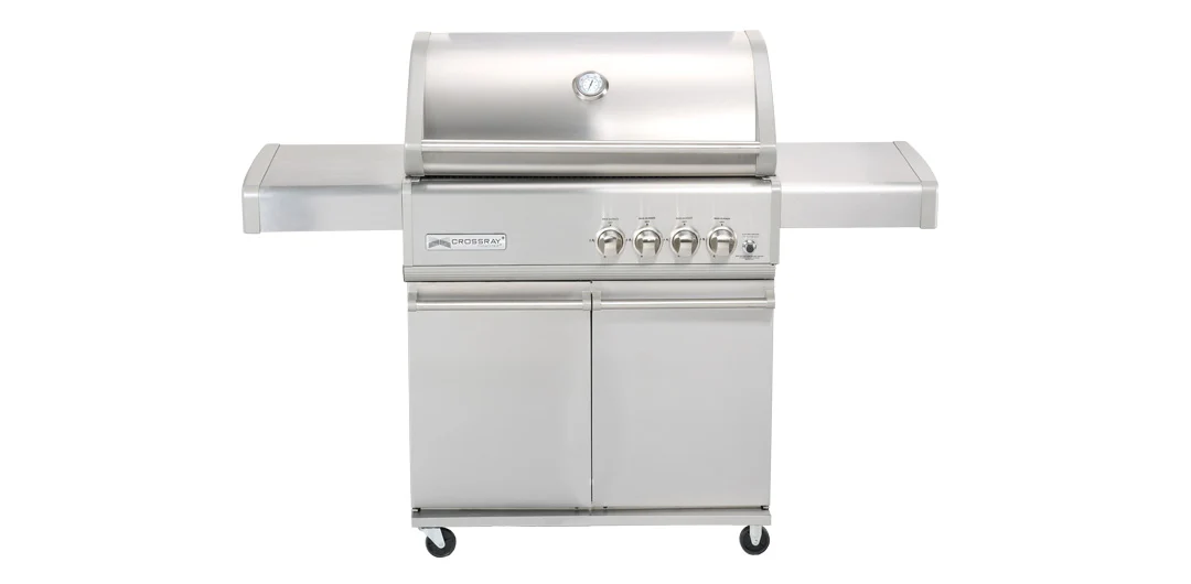 Crossray Infrared 4 Burner BBQ on Trolley