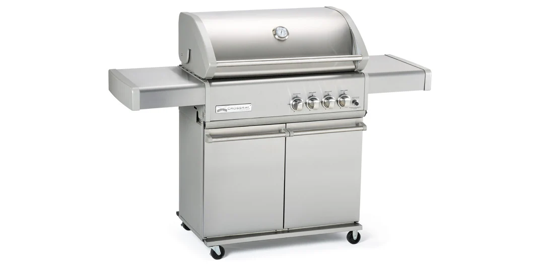 Crossray Infrared 4 Burner BBQ on Trolley - Image 3