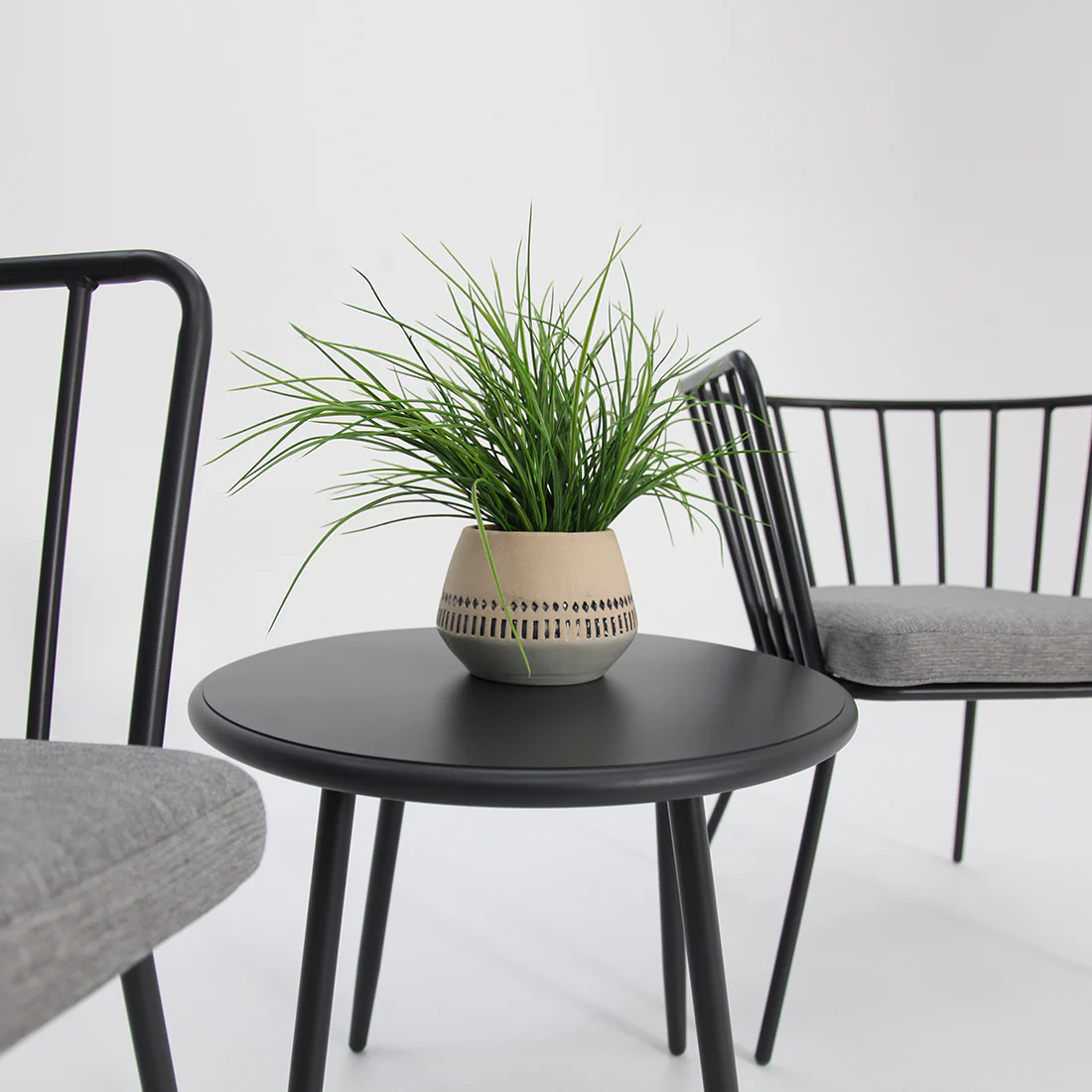Daisy 3pc Balcony Setting - Grey - Image 10
