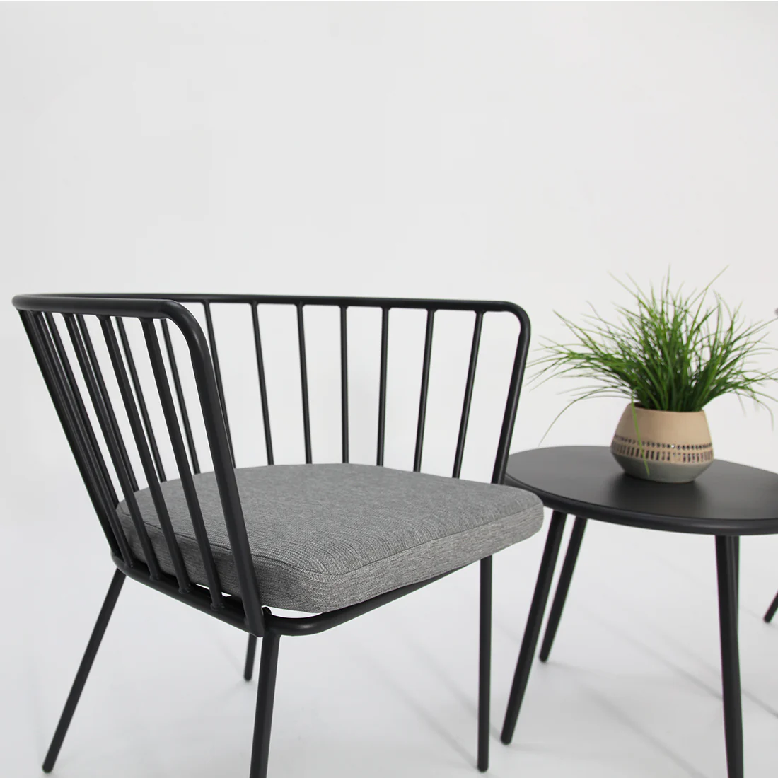 Daisy 3pc Balcony Setting - Grey - Image 9