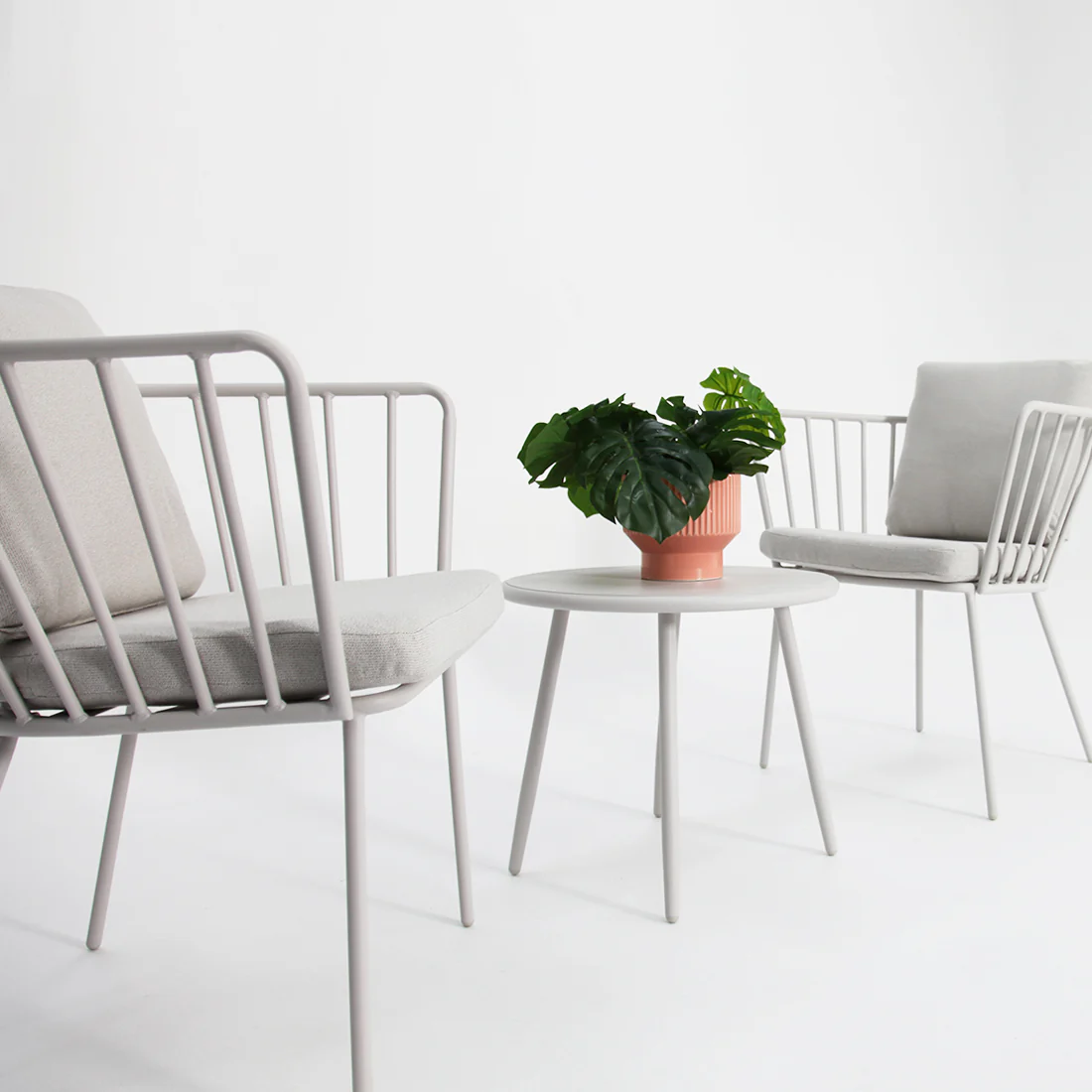 Daisy 3pc Balcony Setting - White - Image 9