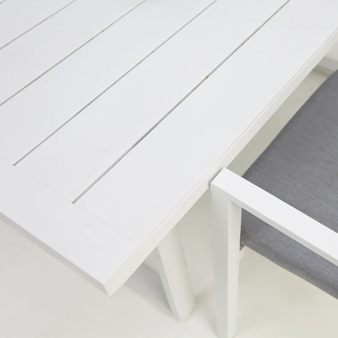 Dallas 5pc Dining Setting - White - Image 7